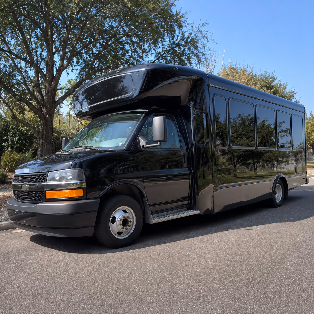 find a party bus for the bridal party that keeps the celebration going before you even arrive