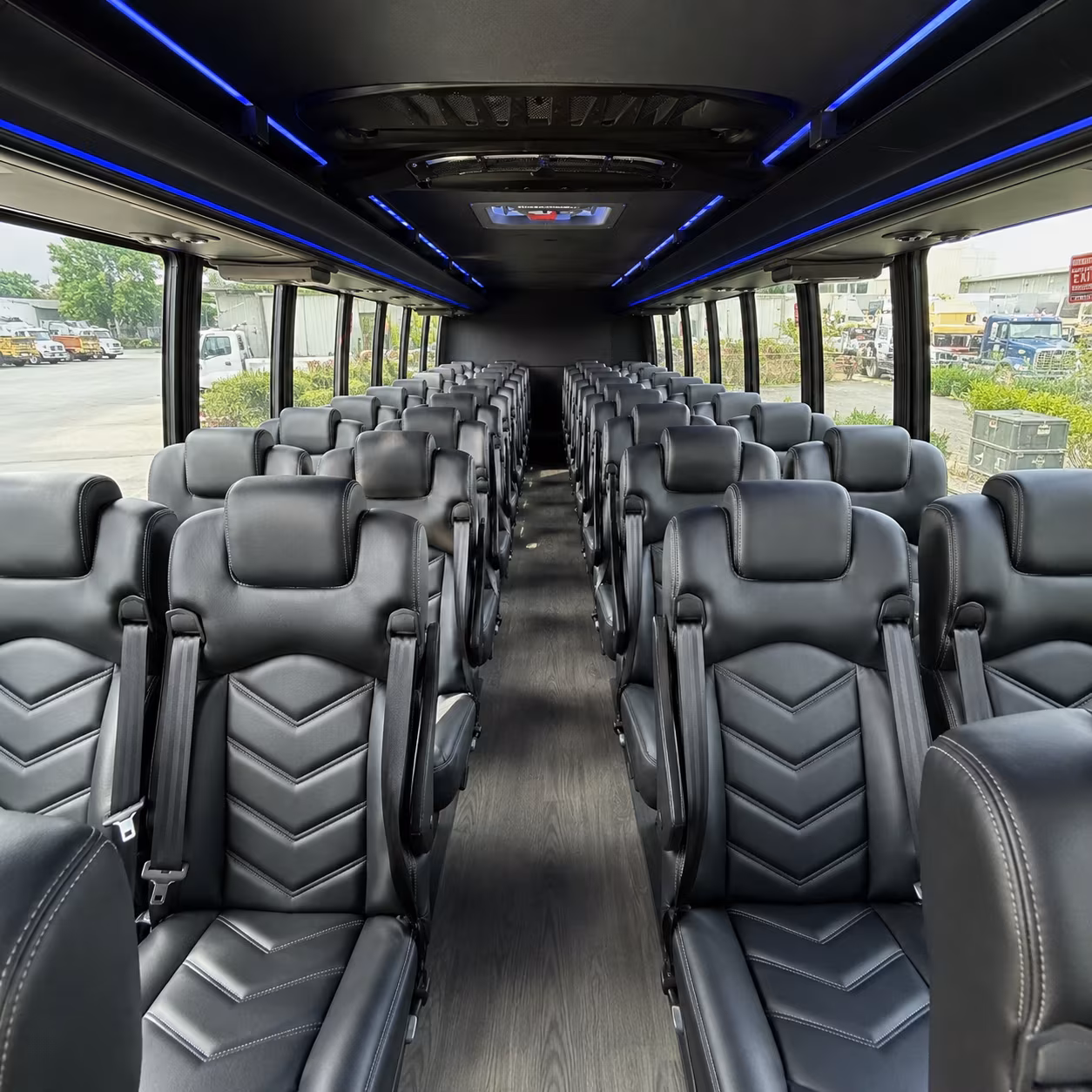 woodbridge wine tour brewery transportation onboard seating